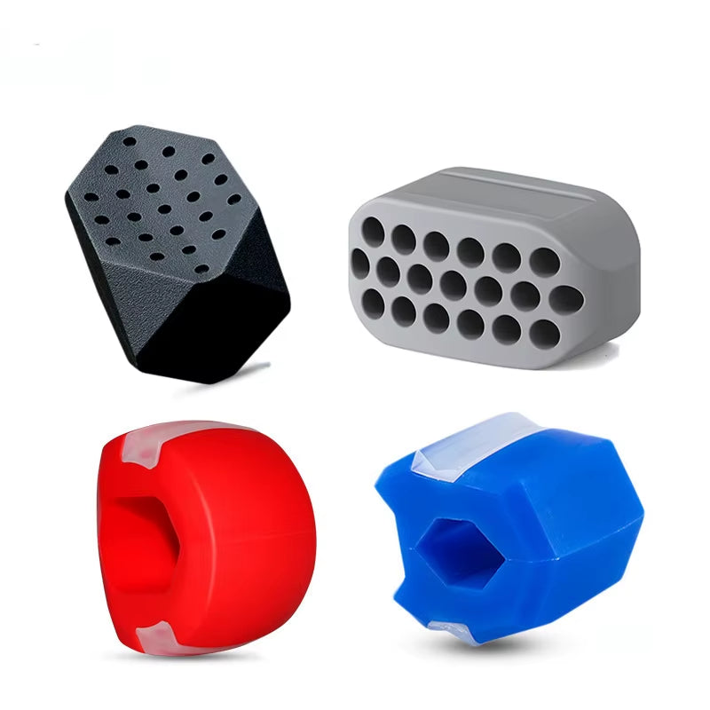 Jaw Exerciser Face Jawline Exerciser Shaper Facial Toner Chin Masseter Muscle Trainer for Double Chin Reducer Face Lifting Tools