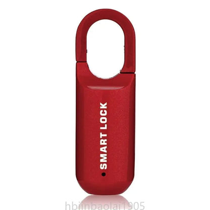 E74E Fingerprint Lock Door Lock Security Keyless USB Rechargeable Padlock Quick Anti-Theft Lock for Bag Suitcase