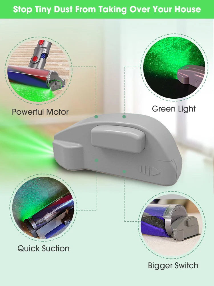 Accesorio láser de luz verde para aspiradora