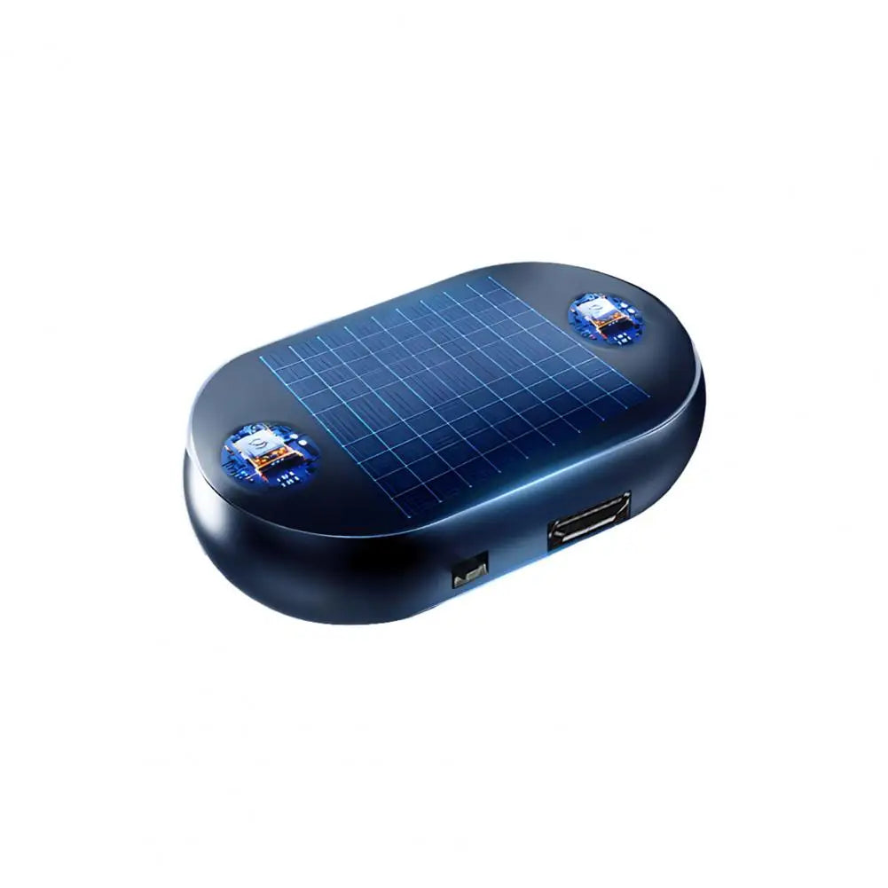 Car Window Defroster Quick Defrost Car Window Heater with Electromagnetic Insulation Solar Powered USB Rechargeable Ice Remover