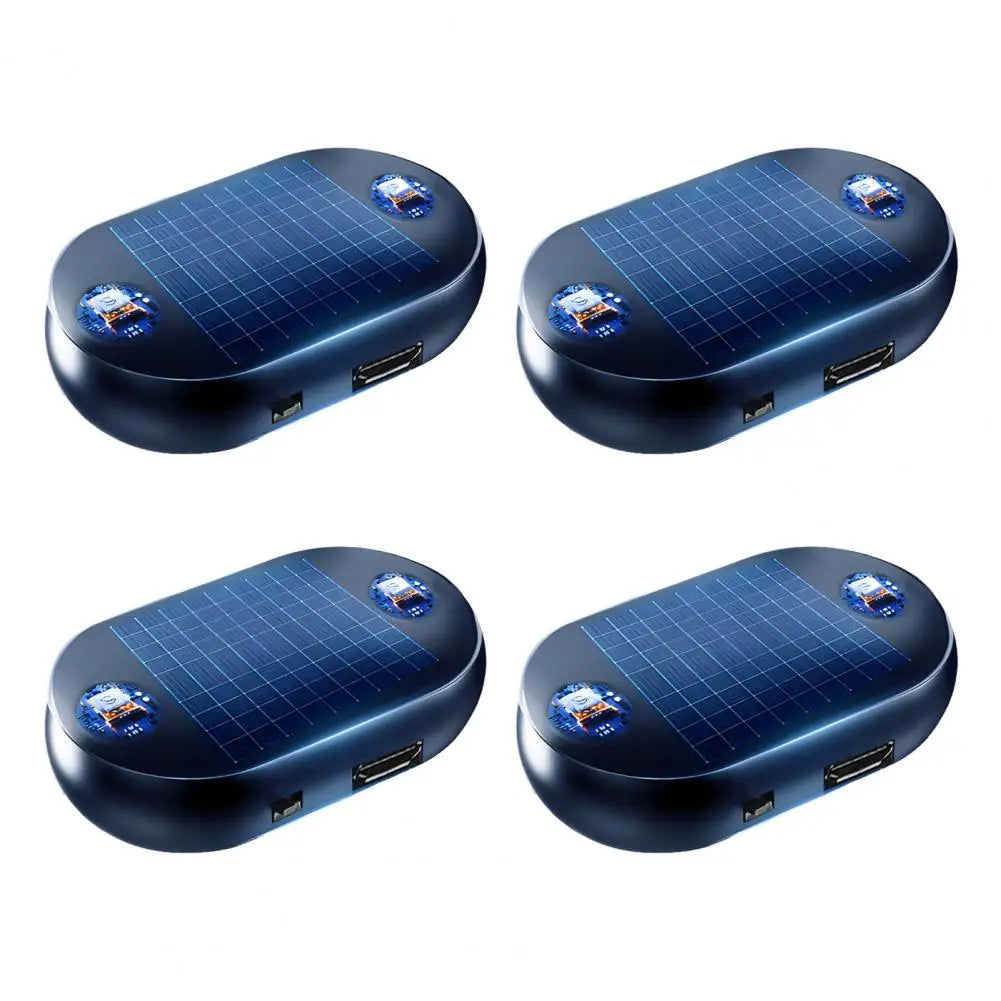 Car Window Defroster Quick Defrost Car Window Heater with Electromagnetic Insulation Solar Powered USB Rechargeable Ice Remover