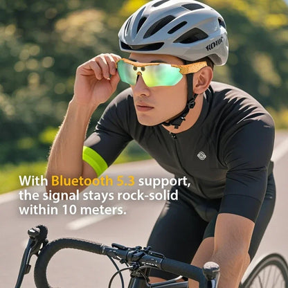 Lenovo 8MP AI Smart Glasses Sports Cycling Eyewear with Intelligent Photography & Video Recording Real-Time Translation