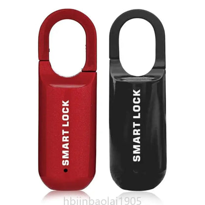 E74E Fingerprint Lock Door Lock Security Keyless USB Rechargeable Padlock Quick Anti-Theft Lock for Bag Suitcase