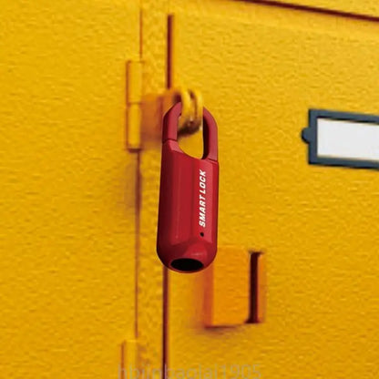 E74E Fingerprint Lock Door Lock Security Keyless USB Rechargeable Padlock Quick Anti-Theft Lock for Bag Suitcase