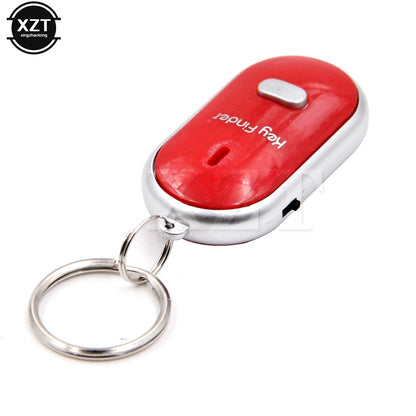 Remote Control Key Finder Wireless Anti-lost Keychain Whistle Flash Remote Kid Bag Wallet Key Finder Locator Alarm