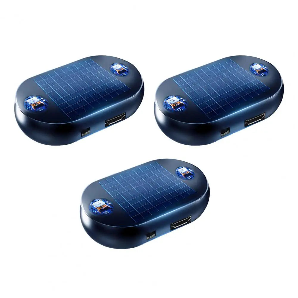 Car Window Defroster Quick Defrost Car Window Heater with Electromagnetic Insulation Solar Powered USB Rechargeable Ice Remover
