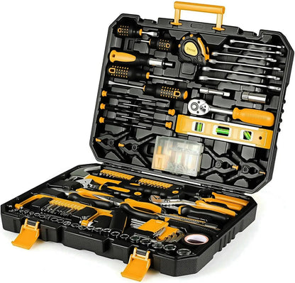 198 Piece Tool Box, Hand Tool Set, Ratchet Socket Tool Set, Screwdriver Set, Home Car Repair Tool, Universal